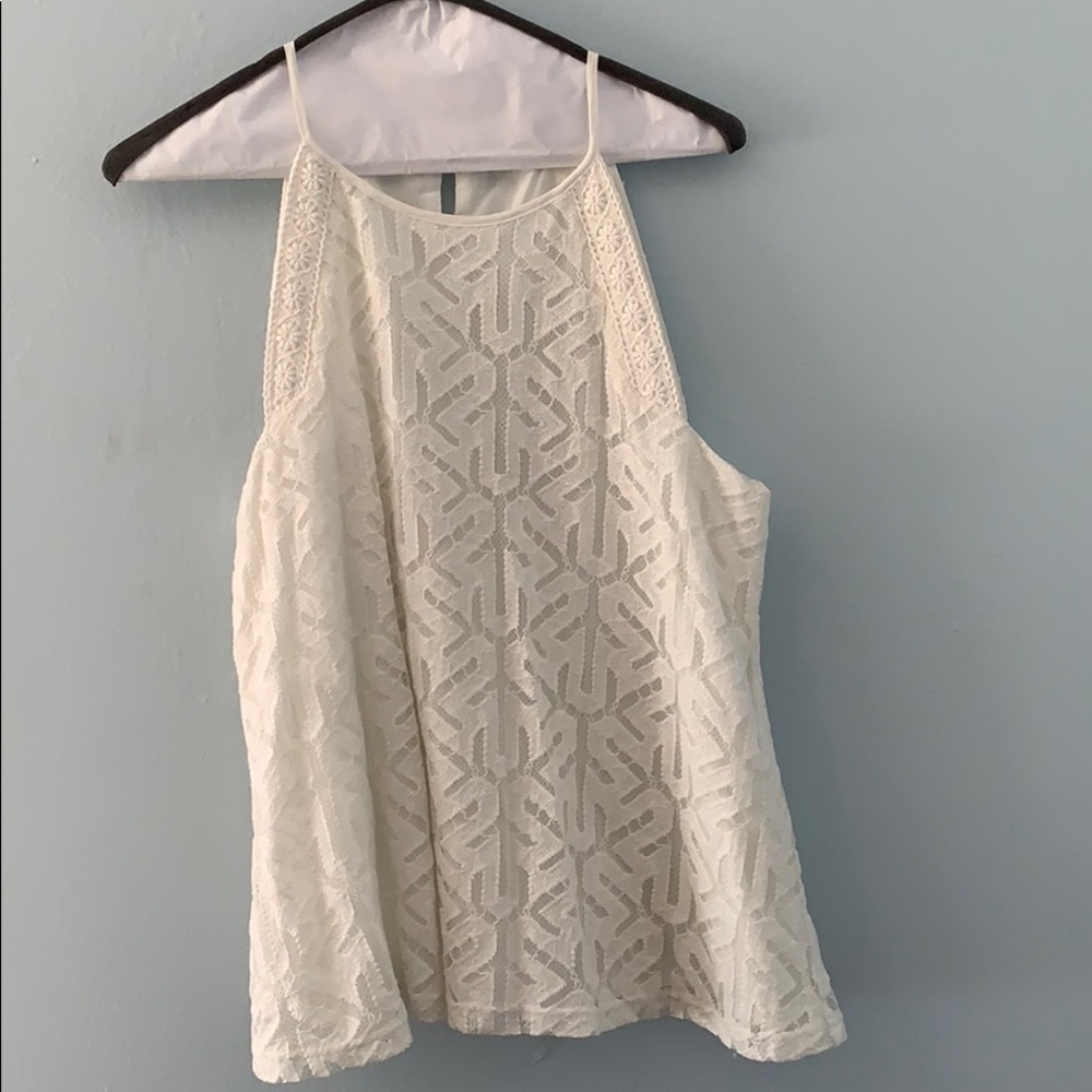 Eden Society White Eyelet Top